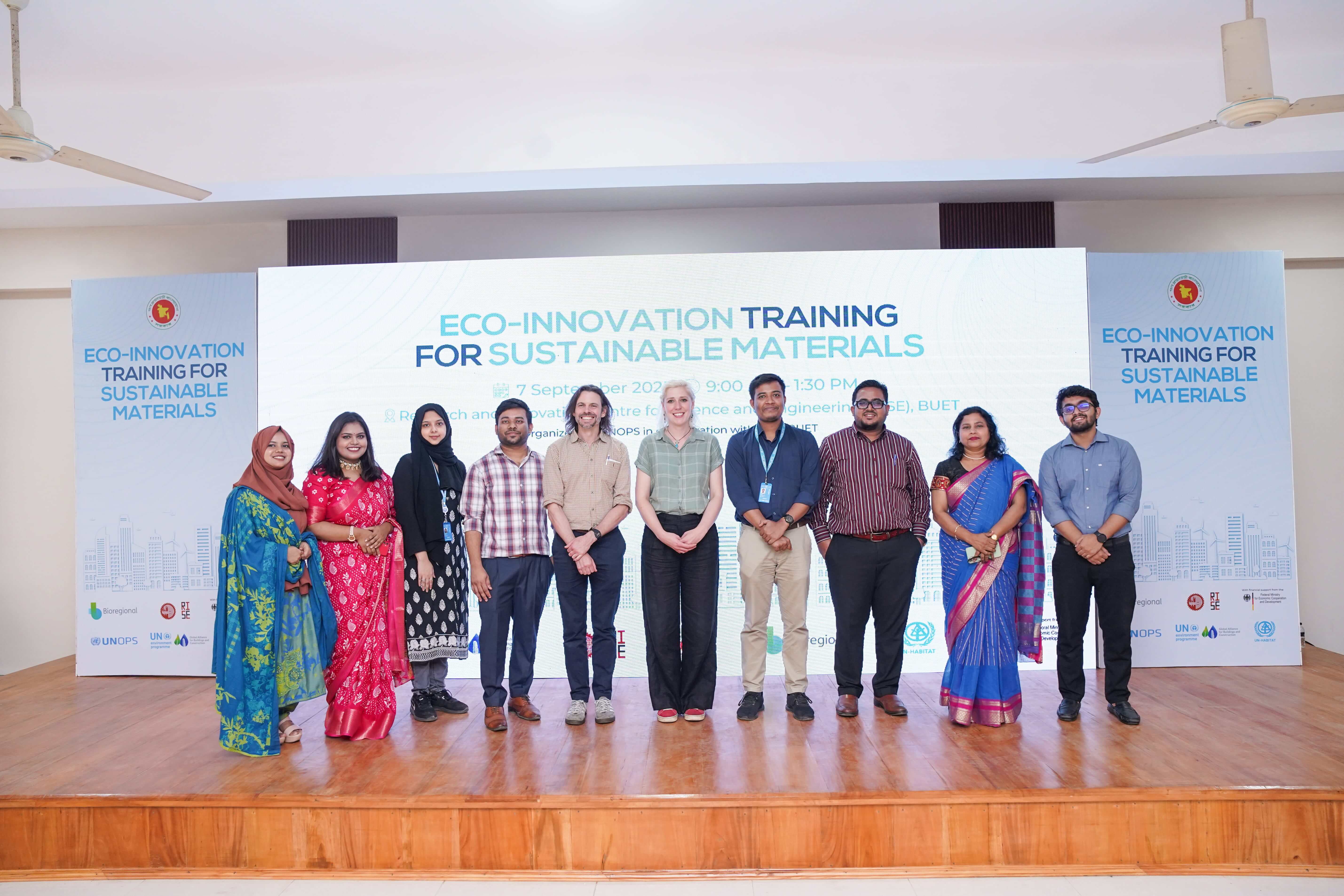 Lecture on Eco-Innovation for Sustainable Materials hosted by UNOPS and RISE, BUET