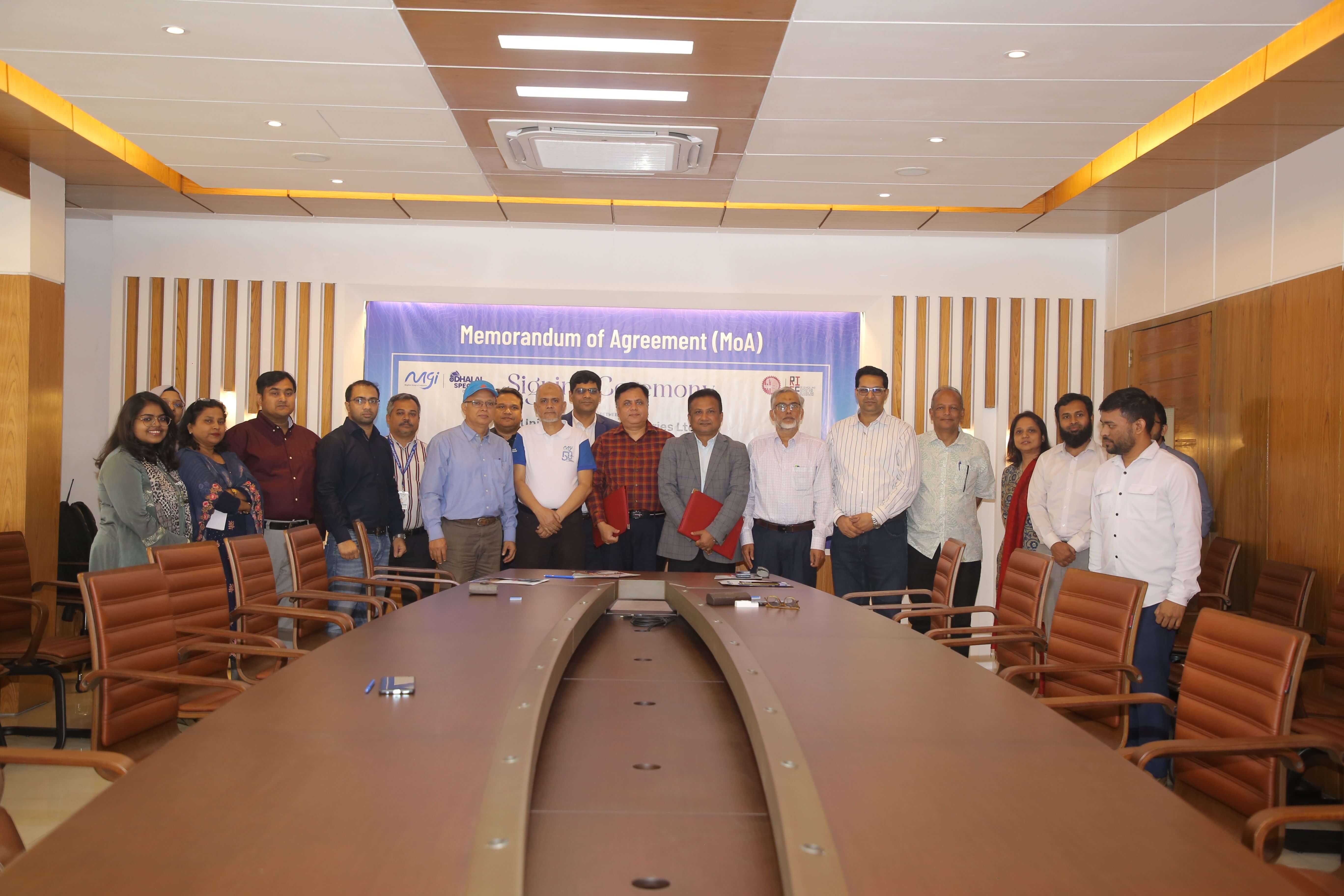 MoA Signing Ceremony between UCIL and RISE, BUET