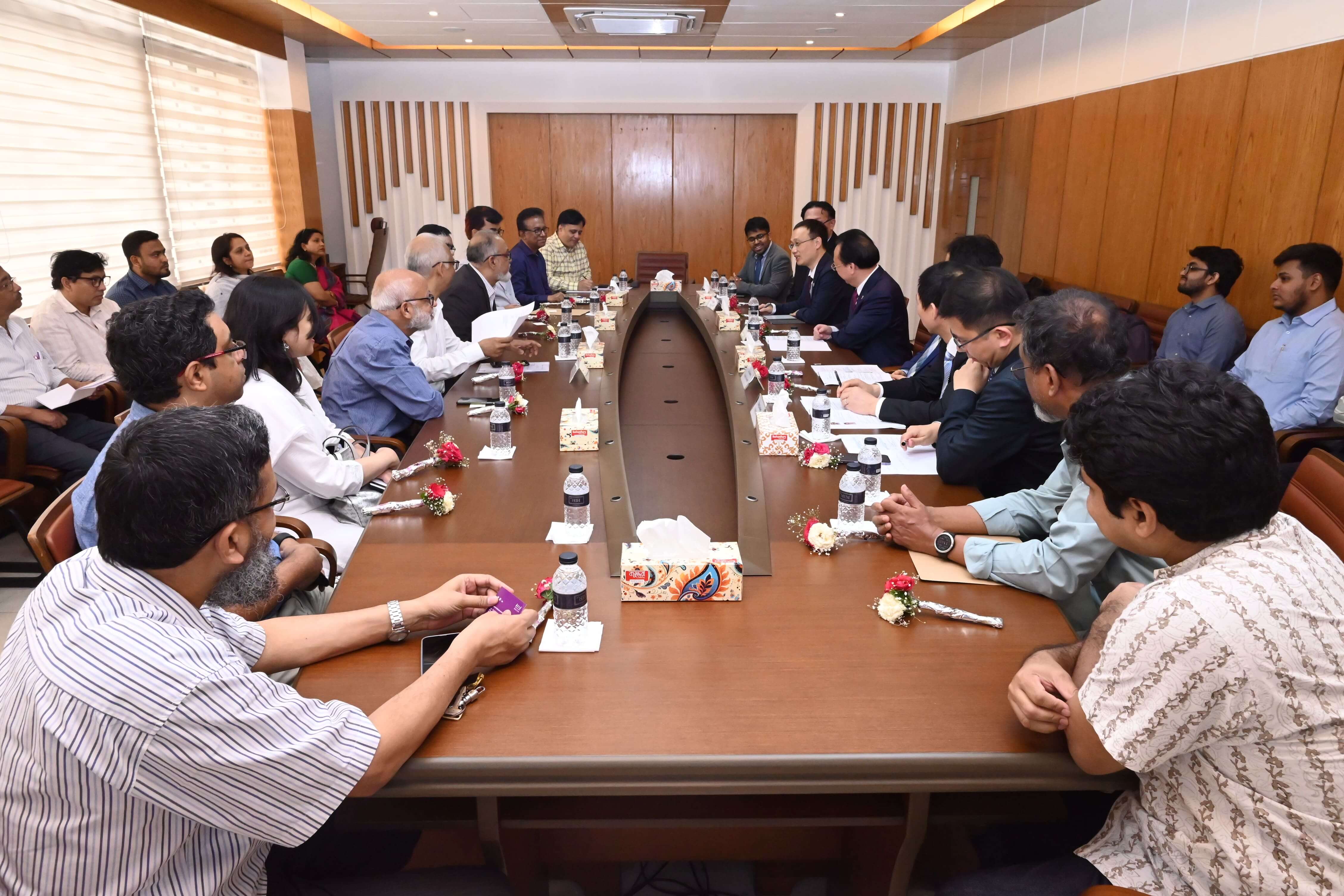 MoA Signing Ceremony between BUET and NJU