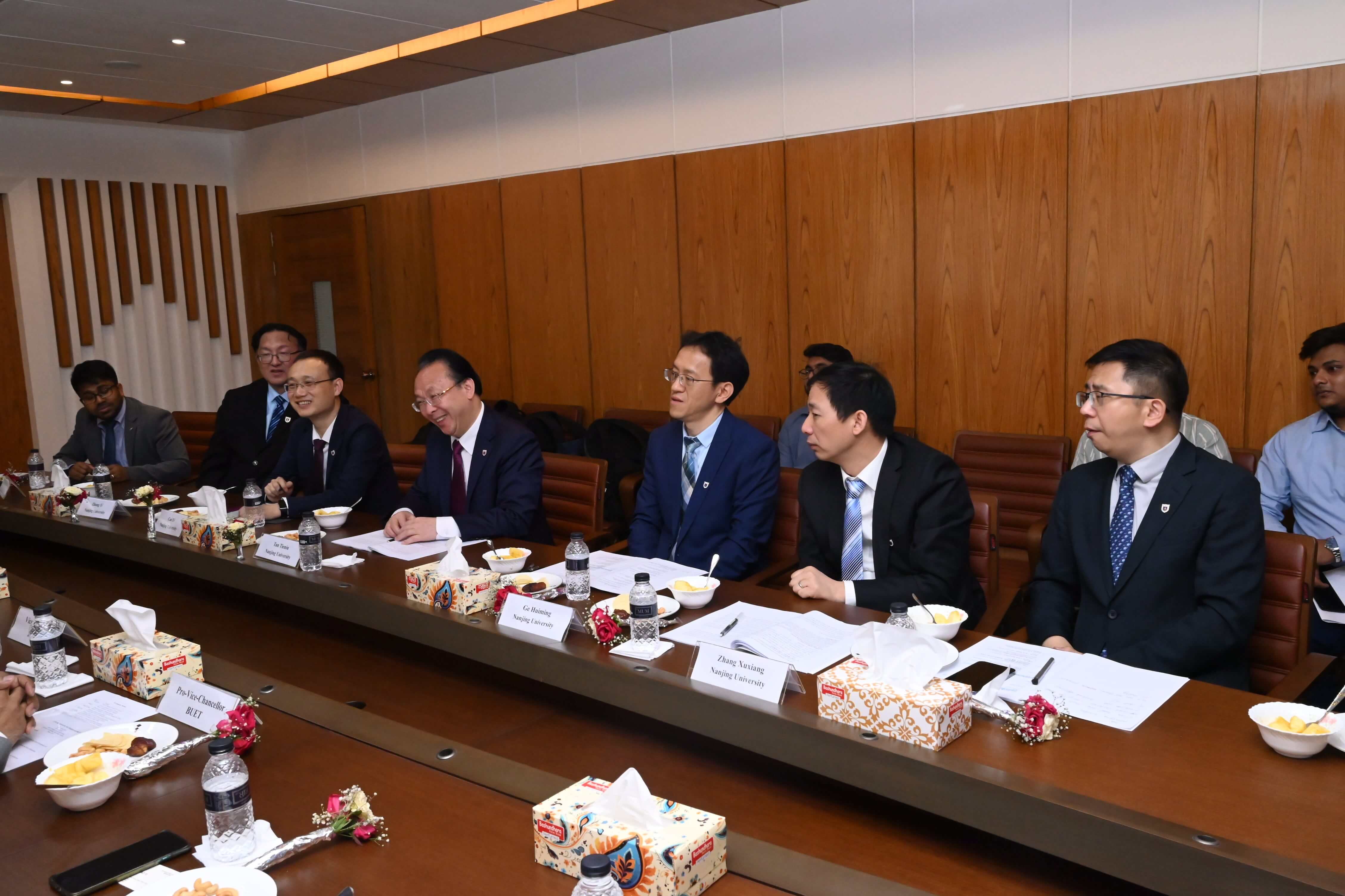 MoA Signing Ceremony between BUET and NJU